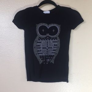Black Tilly’s full tilt owl shirt
